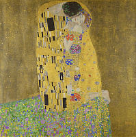 Густав Климт "Поцелуй" 1908 г.