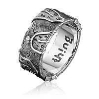 Дизайнерское серебряное кольцо DALI'S vol.2 BLACK